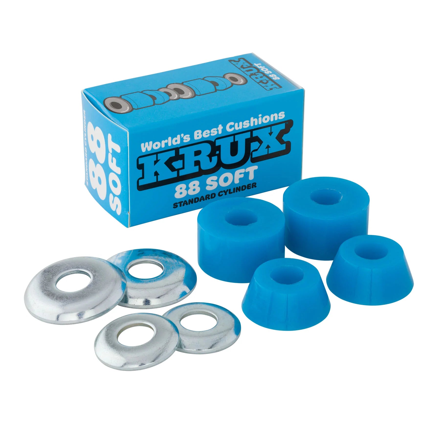 Skateboard Hardware With High Durability-[KRUX] Worlds Best Cushions - 88a Soft