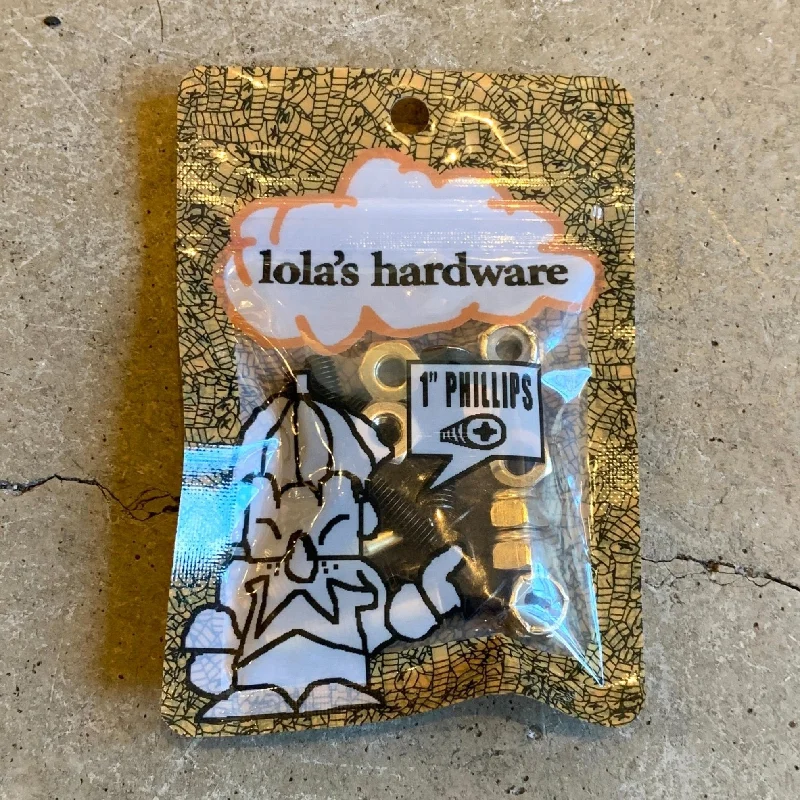 Skateboard Hardware With Strong Build-[LOLA'S HARDWARE] 1" INCH PHILLIPS HARDWARE