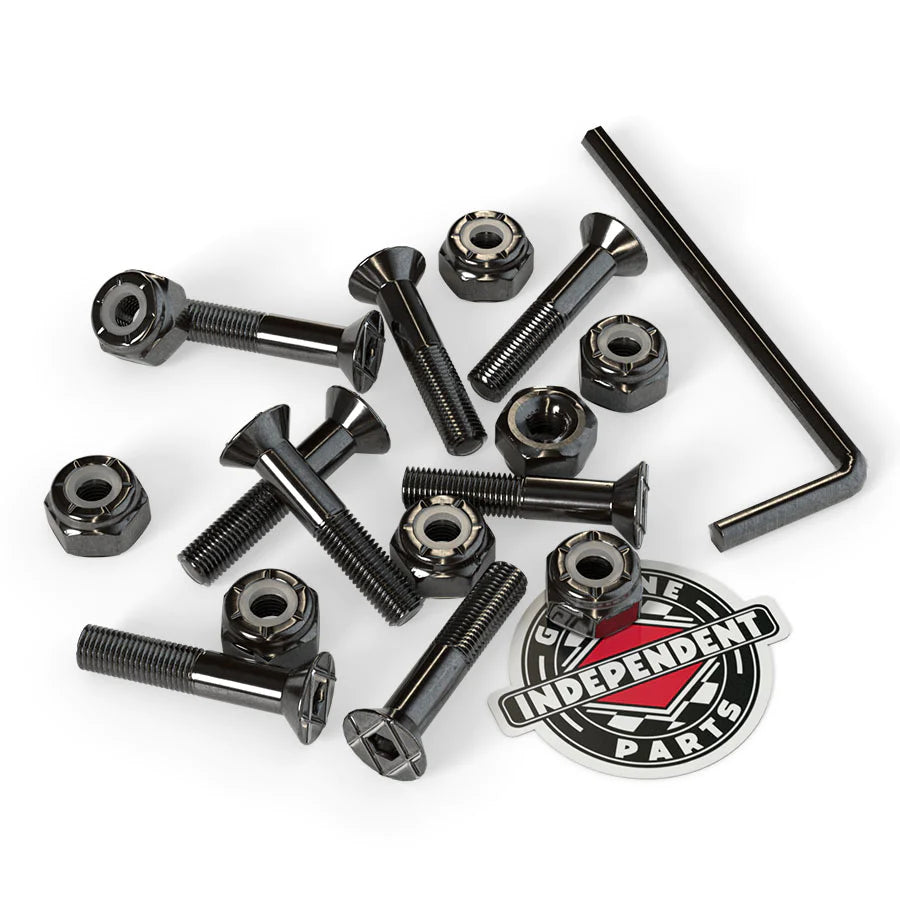 Skateboard Hardware With Better Flexibility-[INDEPENDENT] Hardware Black - 7/8” ALLEN