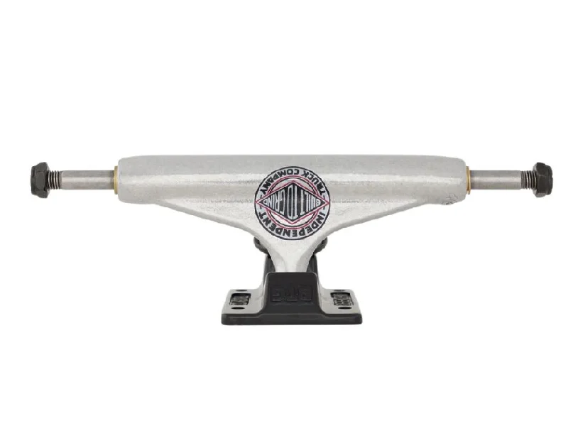 Skateboard Trucks For Fast Handling-Independent Trucks 139 BTG Summit Silver Black Forged Hollow