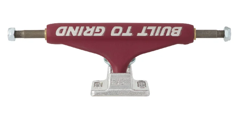 Skateboard Trucks For Extreme Speed-Independent Stage 11 BTG Speed Burgundy Silver Standard Trucks