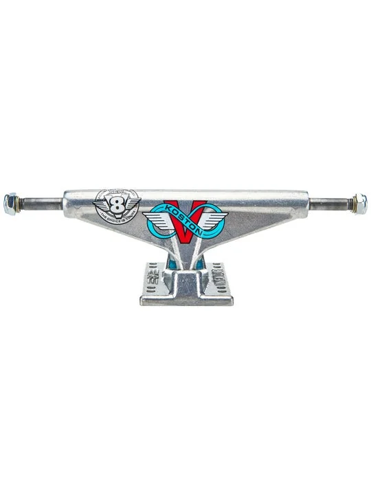 Skateboard Trucks For Professional Performance-Venture All Polished V8 Koston Trucks - Silver