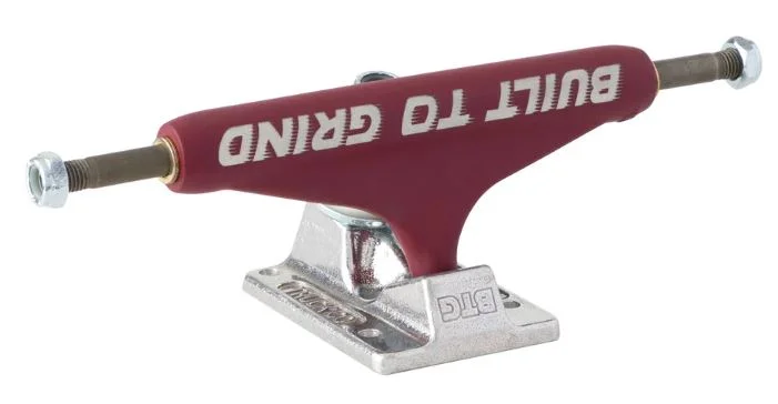 Skateboard Trucks For Ultimate Carving-Independent Trucks 144 BTG Speed Burgundy Silver