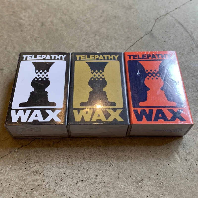 Skateboard Hardware For Easy Handling-[TELEPATHY WAX] WAX 1SET(3個&ステッカー入り)