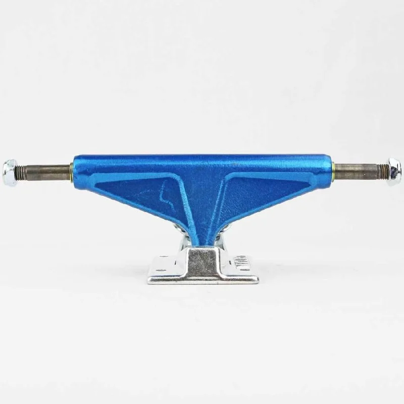 Skateboard Trucks With Smooth Bearings-VENTURE TRUCKS V HOLLOW ANODIZED BLUE 5.0H