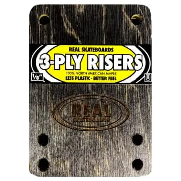 Skateboard Hardware With Long-Lasting Durability-Real 3-Ply Wood Riser's 1/8