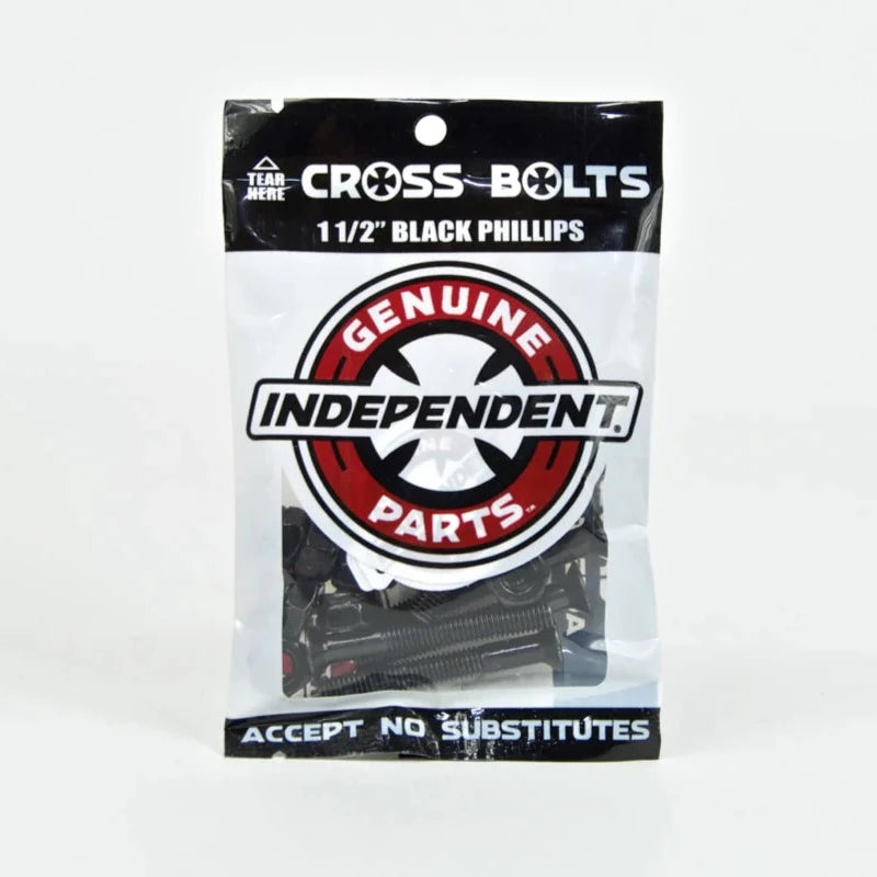 Skateboard Hardware For High-Impact Skating-[INDEPENDENT] CROSS BOLTS PHILLIPS - 1 1/2