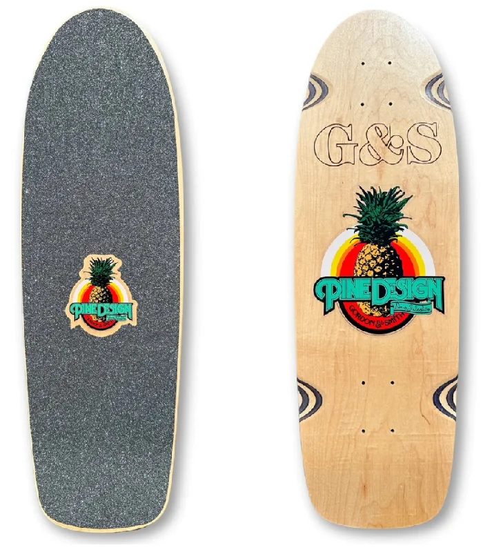 Skateboard Deck With Strong Traction-G&S 30" Original Pine Design Reissue - Natural Reissue Skateboard Deck