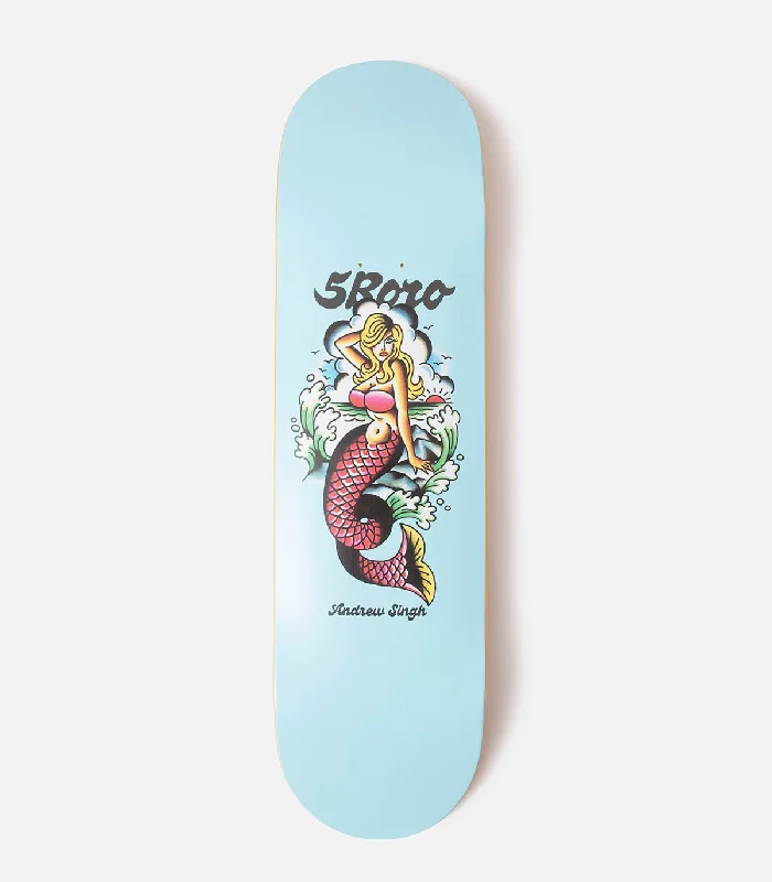 High-End Skateboard Deck With Low Maintenance-5Boro Andrew Singh Mermaid Deck