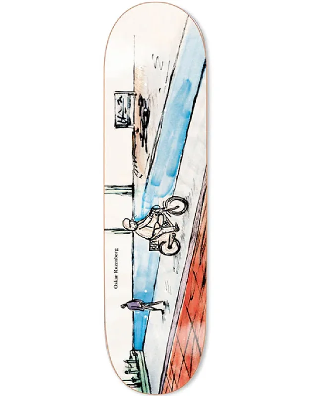 Skateboard Deck With Custom Colors-Oskar Rozenberg West Harbour Skateboard Deck - 8.25