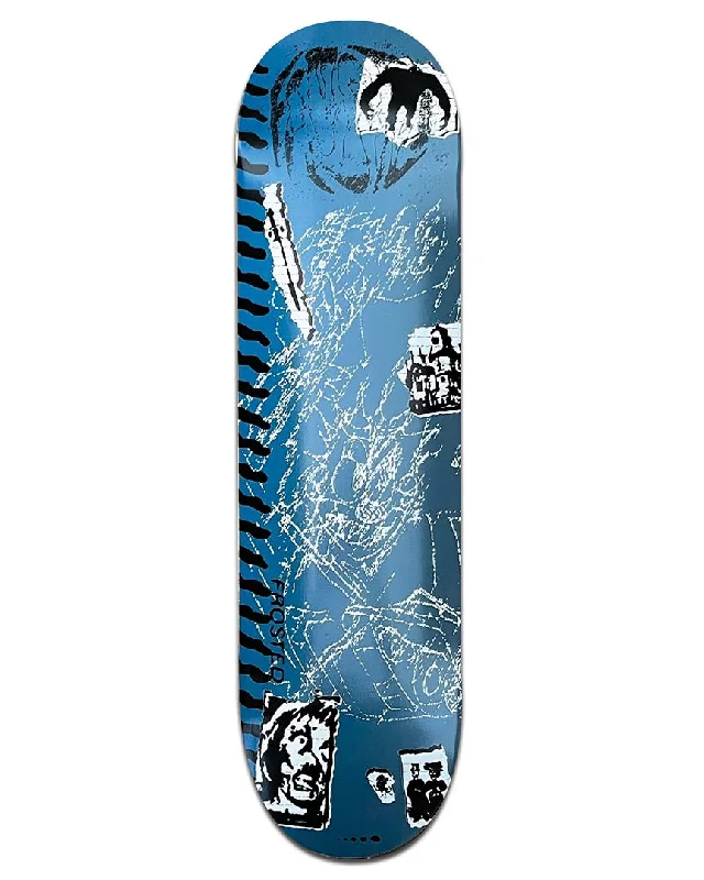 Skateboard Deck For Technical Riders-Sketchbook One Skateboard Deck - Blue