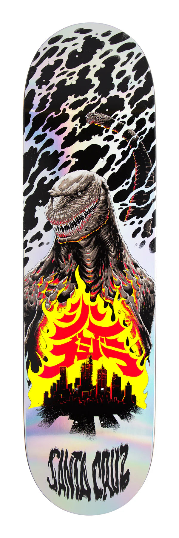 Deck For Park Skateboarding-8.5in Godzilla Shin Knox Firepit Santa Cruz Skateboard Deck