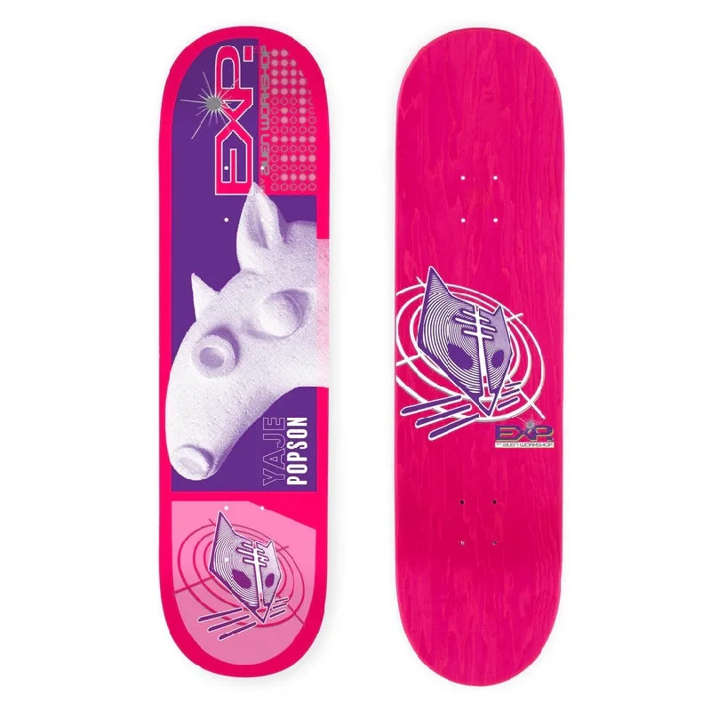 Pro-Level Skateboard Deck For Performance-Alien Workshop EXP Series Yaje Popson Deck