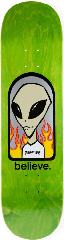 Skateboard Deck For High Performance Tricks-Alien Workshop Skateboard Deck Believe x Thrasher 8.25"