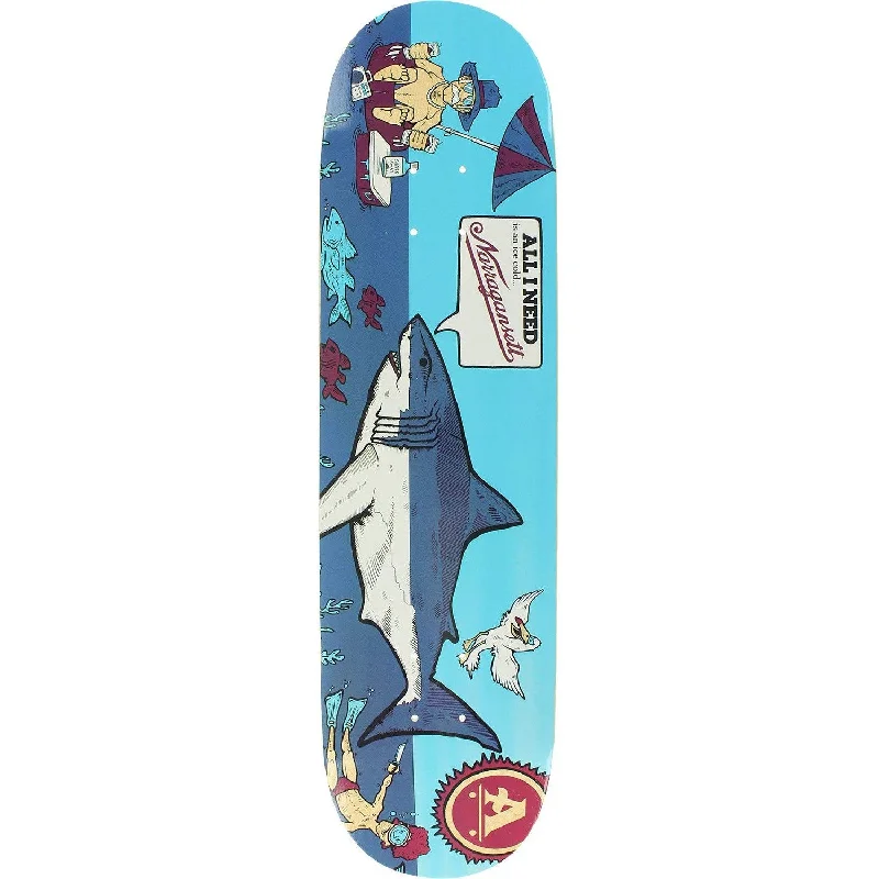 Skateboard Deck For Extreme Skating-All I Need - Beer Shark Skateboard Deck - 8.3"