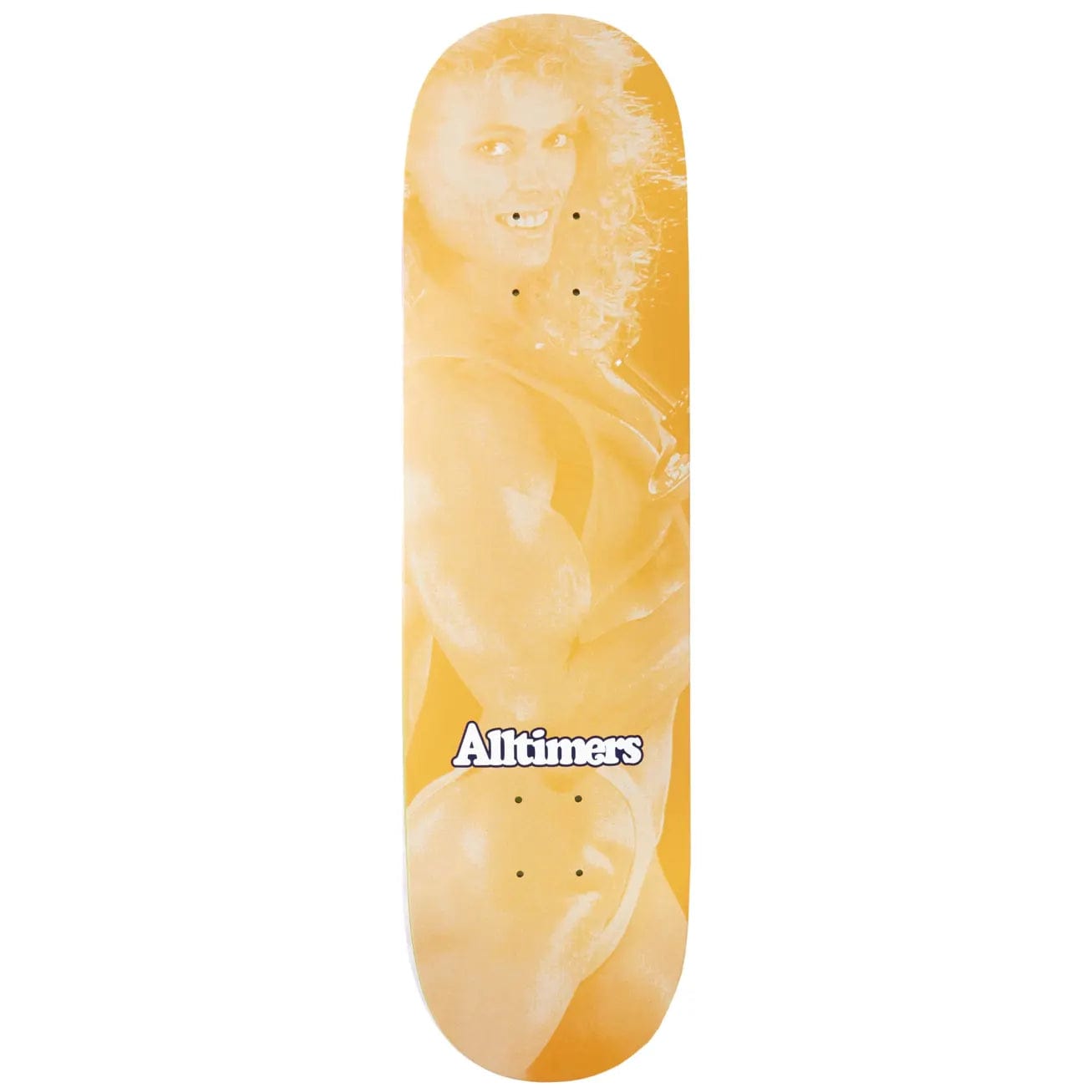 Skateboard Deck For Short Distance Skating-Alltimers 'Flex' Orange Skateboard Deck 8"