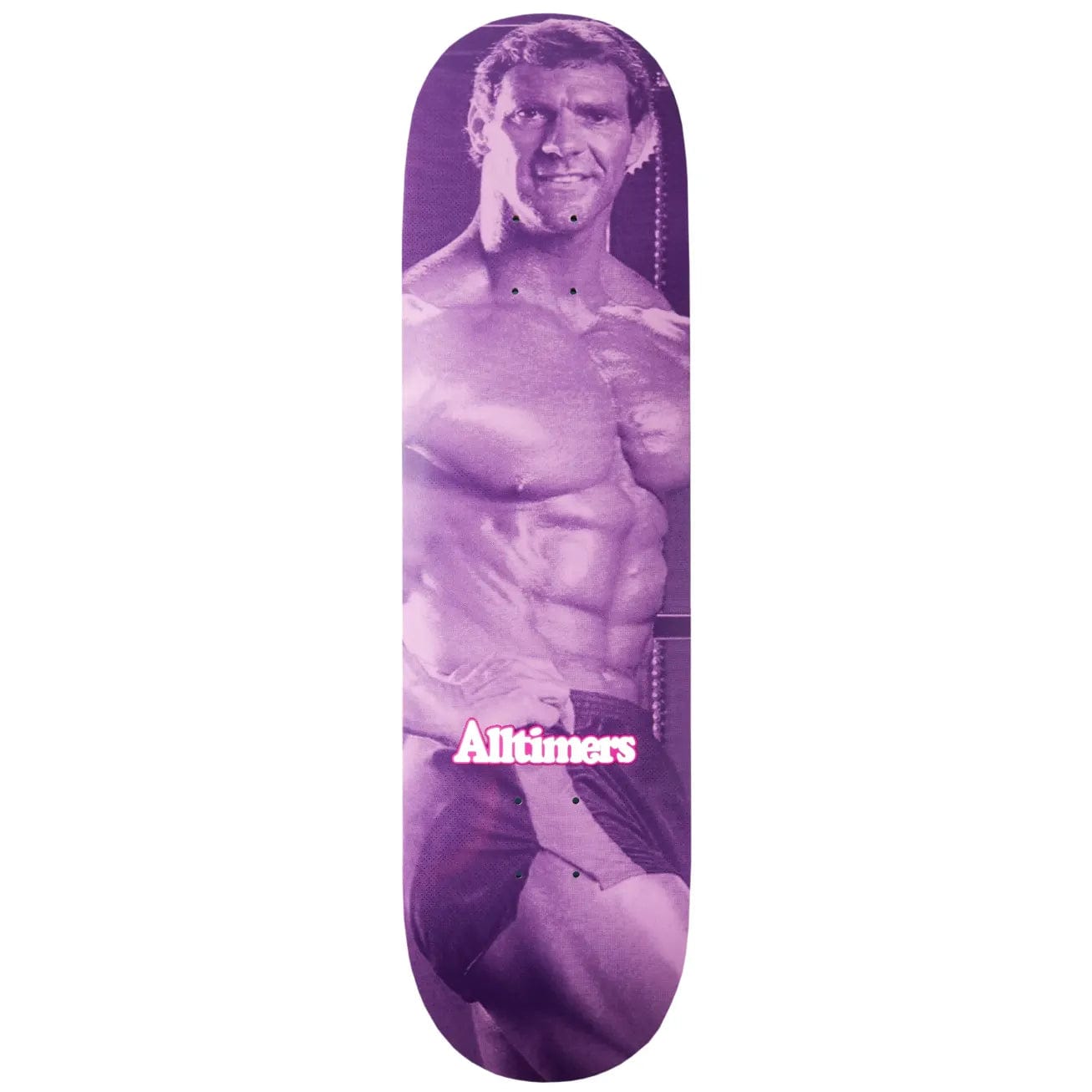 Skateboard Deck For Flatland Tricks-Alltimers 'Flex' Purple Skateboard Deck 8.5"