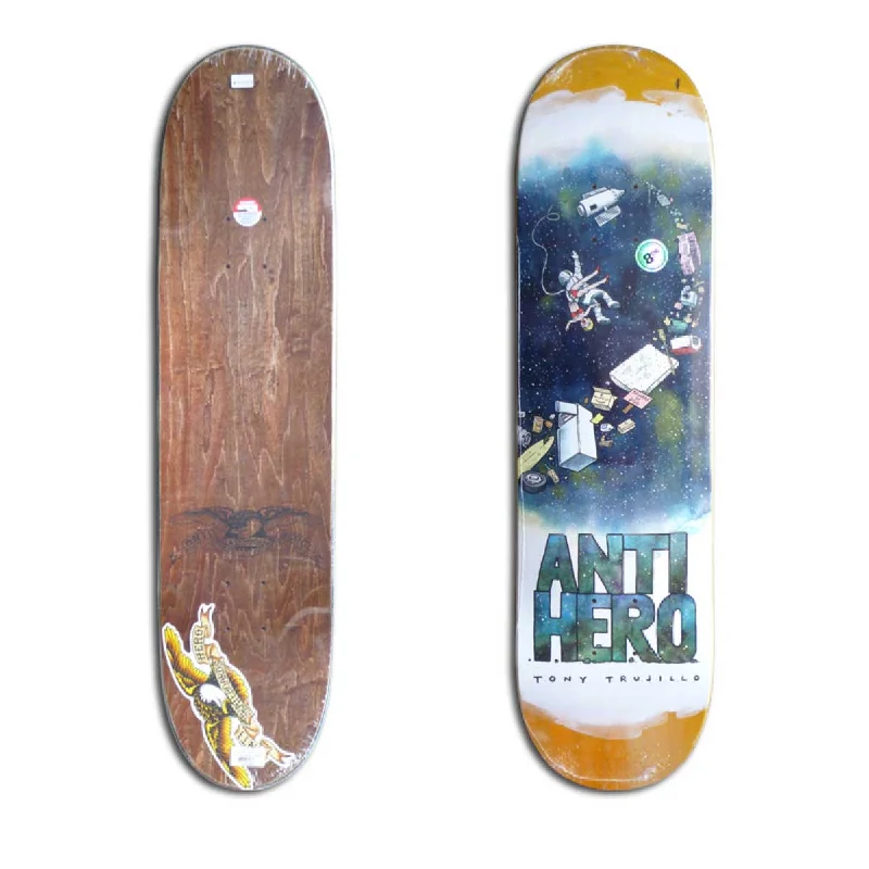 Skateboard Deck With High Pop-Anti-Hero 8.06" Trujillo Space Junk Skateboard Deck