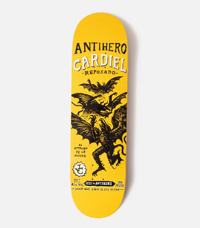 Skateboard Deck With High Pop-Antihero John Cardiel Carnales Deck