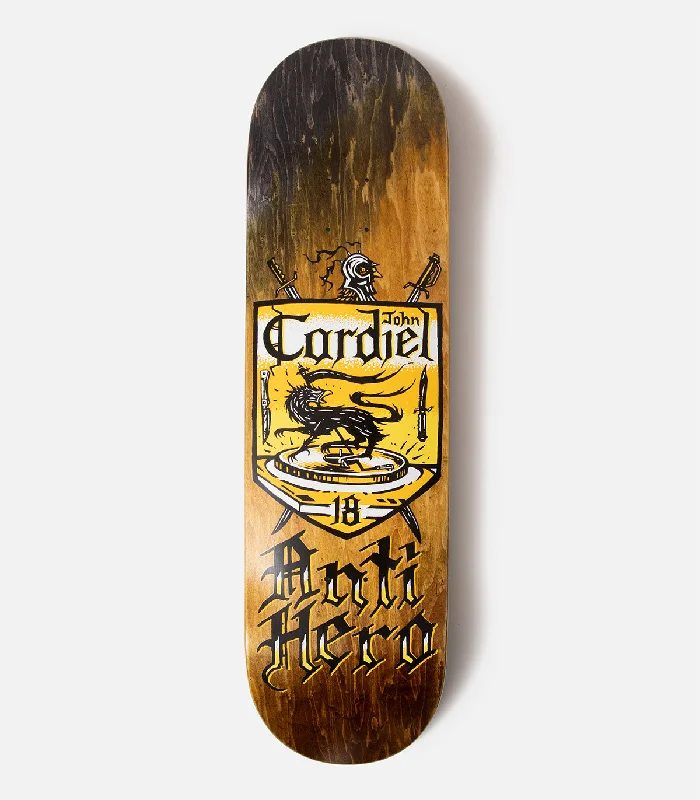 Deck For Skateboarding Beginners-Antihero John Cardiel Coat Of Arms Deck