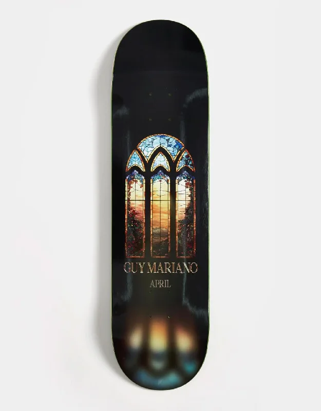 Skateboard Deck For Quick Acceleration-April Mariano Stainglass Skateboard Deck - 8.38"