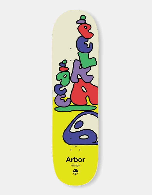 Wide Skateboard Deck For Comfort-Arbor Ace Pelka Balance Skateboard Deck - 8.375"