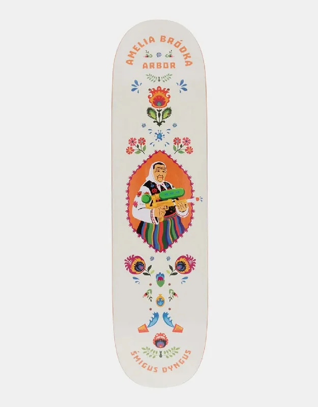 High Performance Skateboard Deck For Advanced Skaters-Arbor Amelia Smigus Dyngus Skateboard Deck - 8.25"