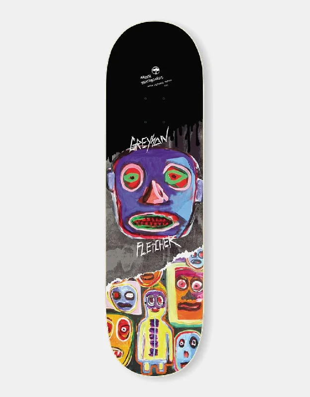 Skateboard Deck For Old School Tricks-Arbor Gresyon Faces Skateboard Deck - 8.875"