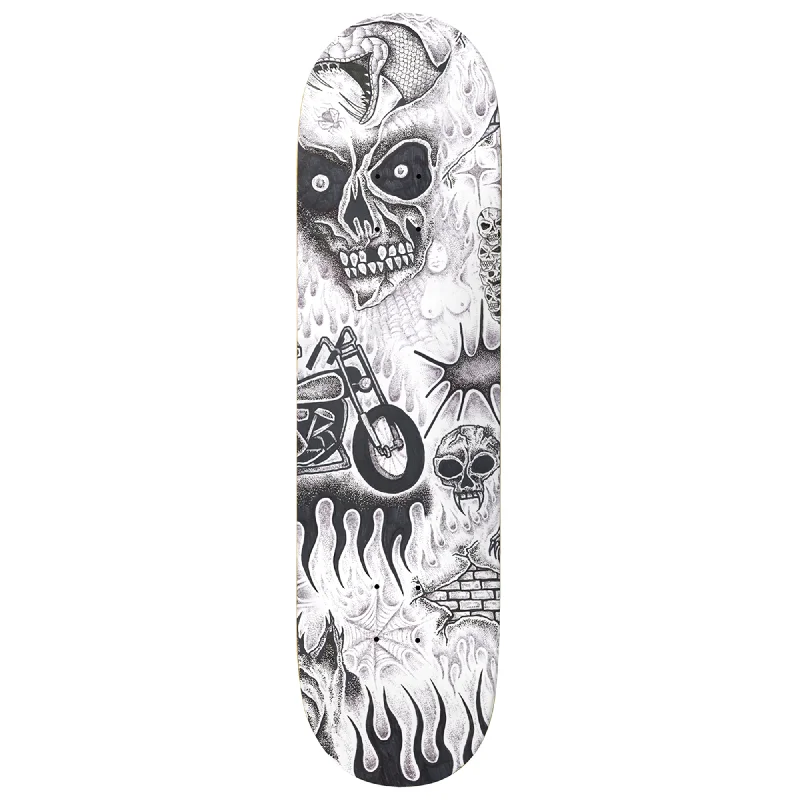 Skateboard Deck With Great Pop-Baker Baca Tryptic Deck - 8.0