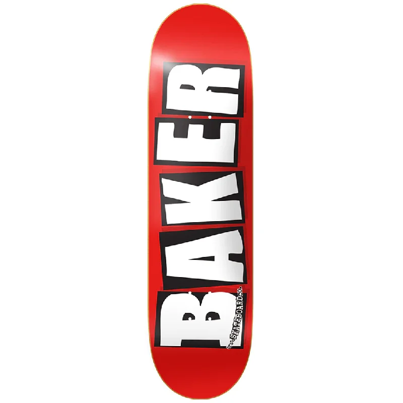 Skateboard Deck With Long-Lasting Strength-Baker Brand Logo White Deck