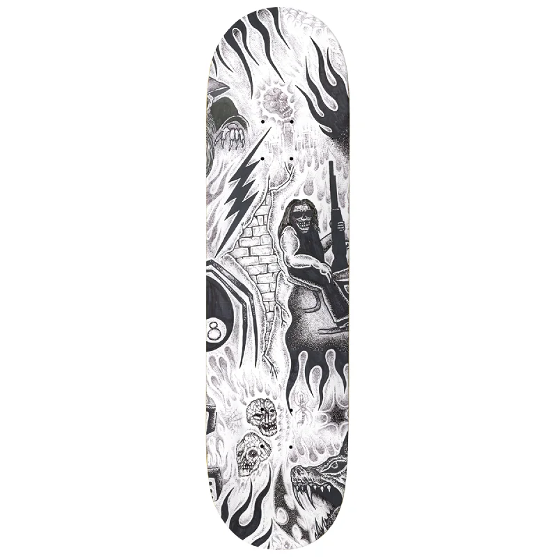 Durable Skateboard Deck For Rough Terrain-Baker Jacopo Tryptic Deck - 8.25