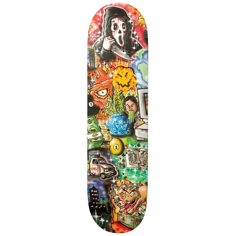 Skateboard Deck With Perfect Shape And Design-Baker T-Funk Hummus Deck - 8.5