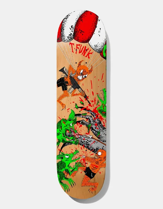 Skateboard Deck For Aggressive Skaters-Baker x Neckface T-Funk Toxic Rats Skateboard Deck - 8.5"