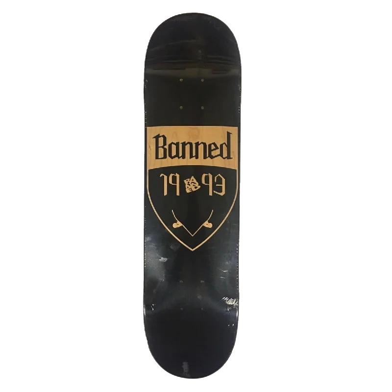 Skateboard Deck For Advanced Skating Techniques-BANNED Shield Deck