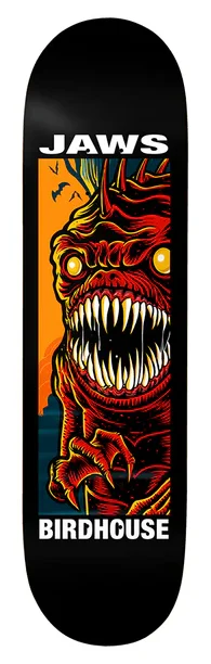 Skateboard Deck With Wide Design-Birdhouse Jaws Second Life 8.475 Skateboard Deck