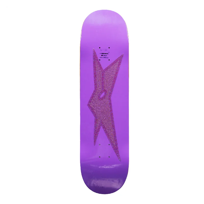 Skateboard Deck For Quick Spins-Bizarro Rhinestone Deck