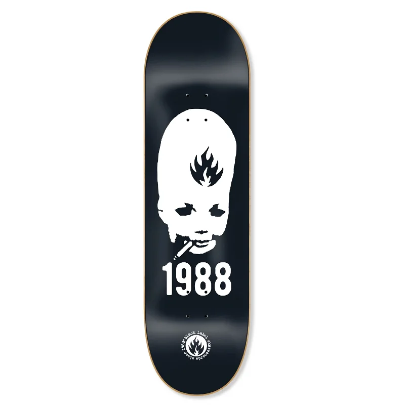 High-Quality Skateboard Deck With Strong Build-Black Label Skateboards Thumbhead 1988 Deck - 9.0