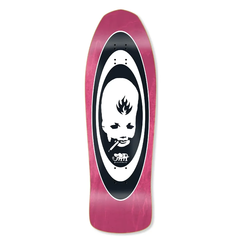 Skateboard Deck For Street Trick Performance-Black Label Skateboards Thumbhead Oval Deck - 10.0 12XU Shape