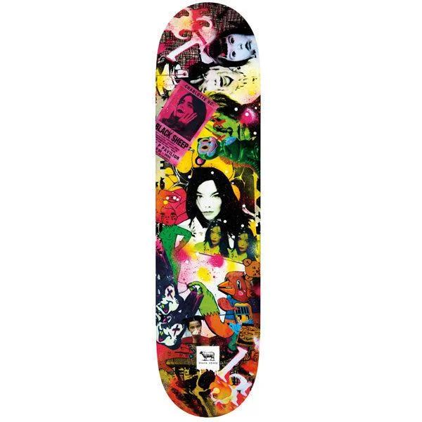 Skateboard Deck With Custom Graphics-Black Sheep x Phoebe Teeters "Human Behaviour" Deck