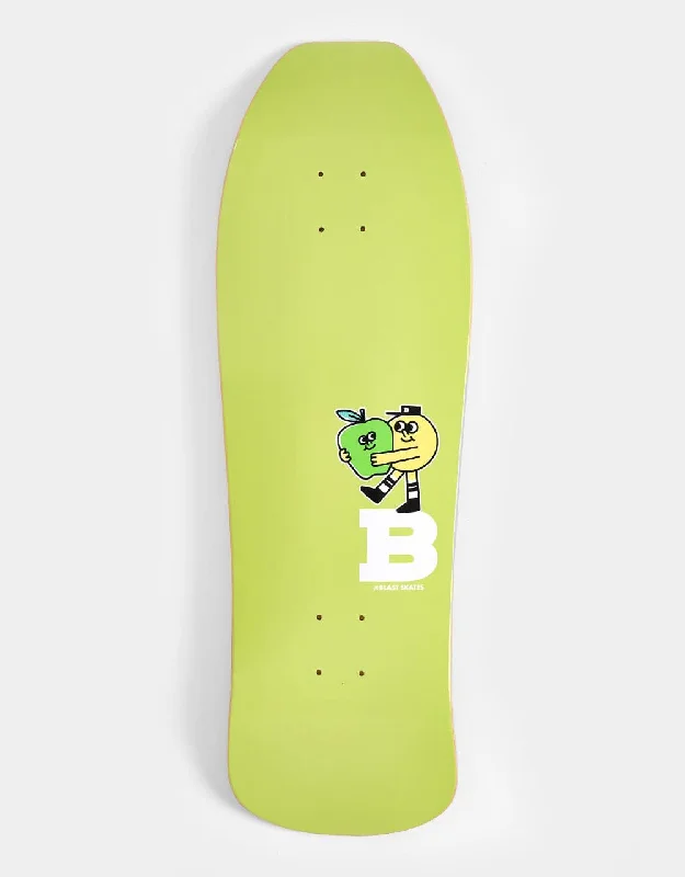 Skateboard Deck With Detailed Artwork-Blast Skates Fruity Bunch Scented 'Custom Shape' Skateboard Deck - 10"