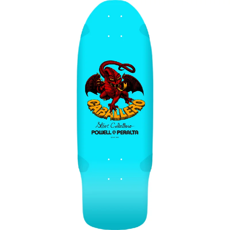 Multi-Ply Skateboard Deck For Extra Strength-Bones Brigade Series 15 Steve Caballero Light Blue Skateboard Deck