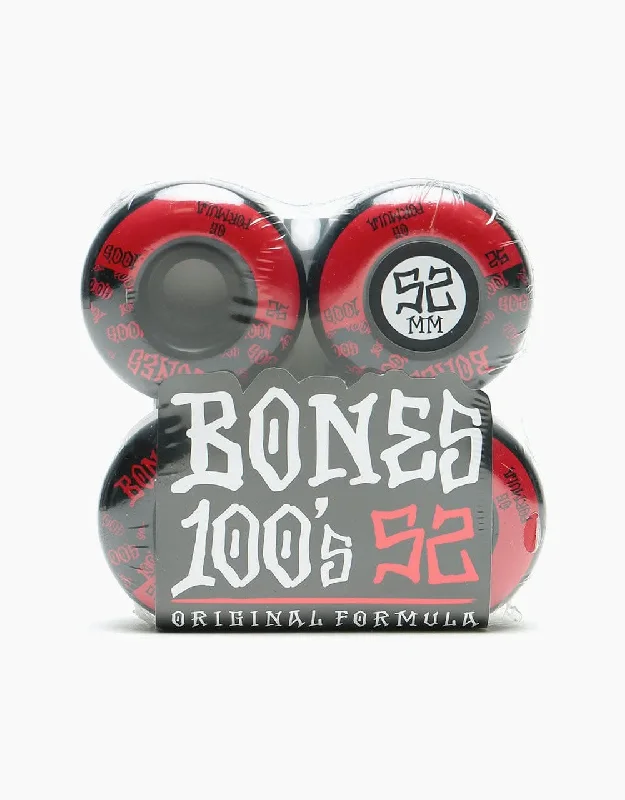 Soft Skateboard Wheels For Smooth Rolling-Bones OG 100s #13 V4 Skateboard Wheel - 52mm