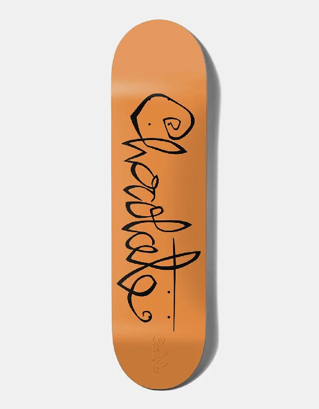 Skateboard Deck With Deep Concave Design-Chocolate Aikens OG Script G057 Skateboard Deck - 8.5"