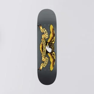 Multi-Layered Skateboard Deck For Extra Strength-Classic Eagle Deck Gry 8.25 X 32