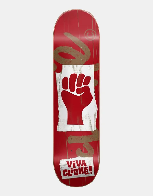 Deck For Beginner Skateboarder-Cliché Viva Cliché Skateboard Deck - 8"