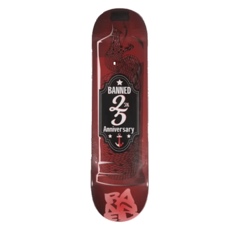 Skateboard Deck For Street Trick Performance-BANNED Label 25 Skateboard Deck