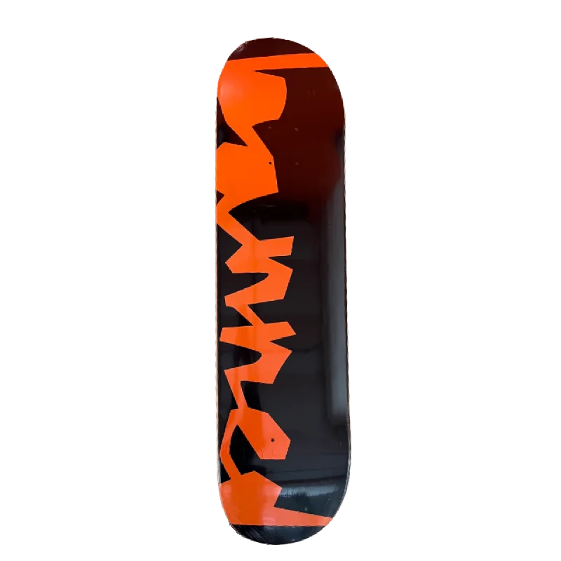 Durable Skateboard Deck For Rough Terrain-Banned Tribute Orange Skateboard Deck