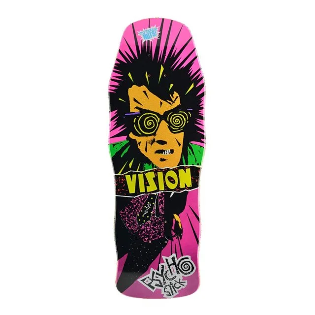 Skateboard Deck For Big Air Tricks-VISION Original Psycho Stick  10"X30.5" Skateboard Deck