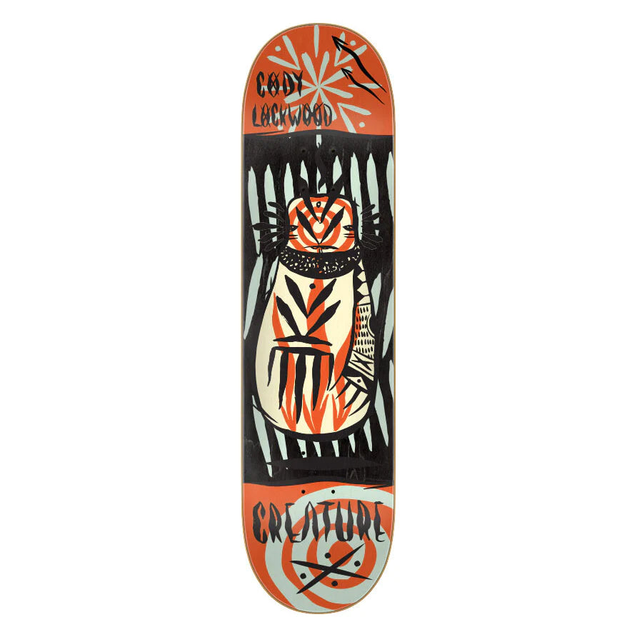 Skateboard Deck With High Pop-Lockwood Token Powerply Skateboard Deck 8.25