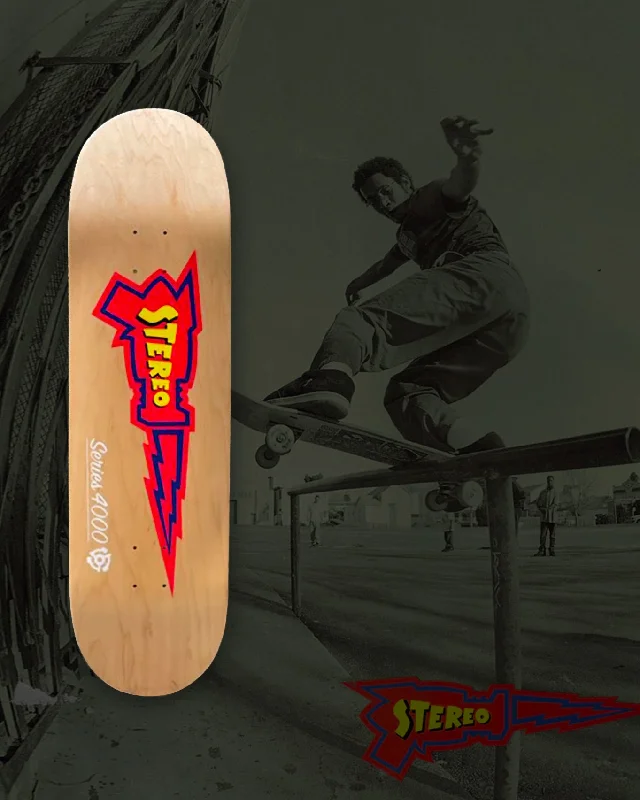 Skateboard Deck For Street Style-Stereo “Raygun 4000” - Multiple Sizes Available!